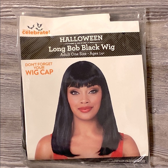 NWT Halloween Cosplay Long Bob Wig - Picture 1 of 2